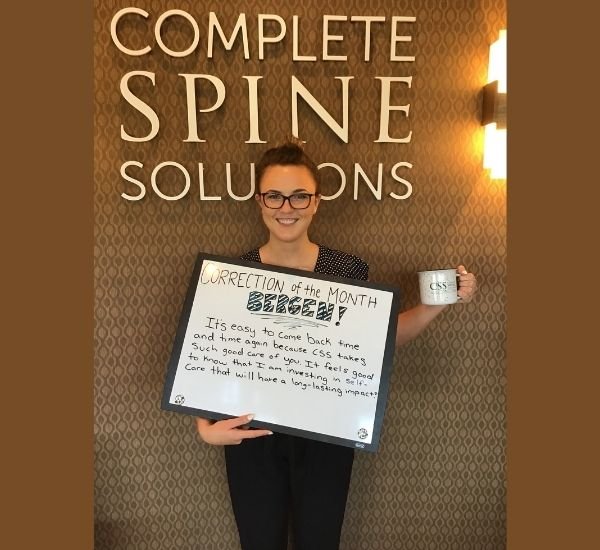 chiropractic correction - client testimonial