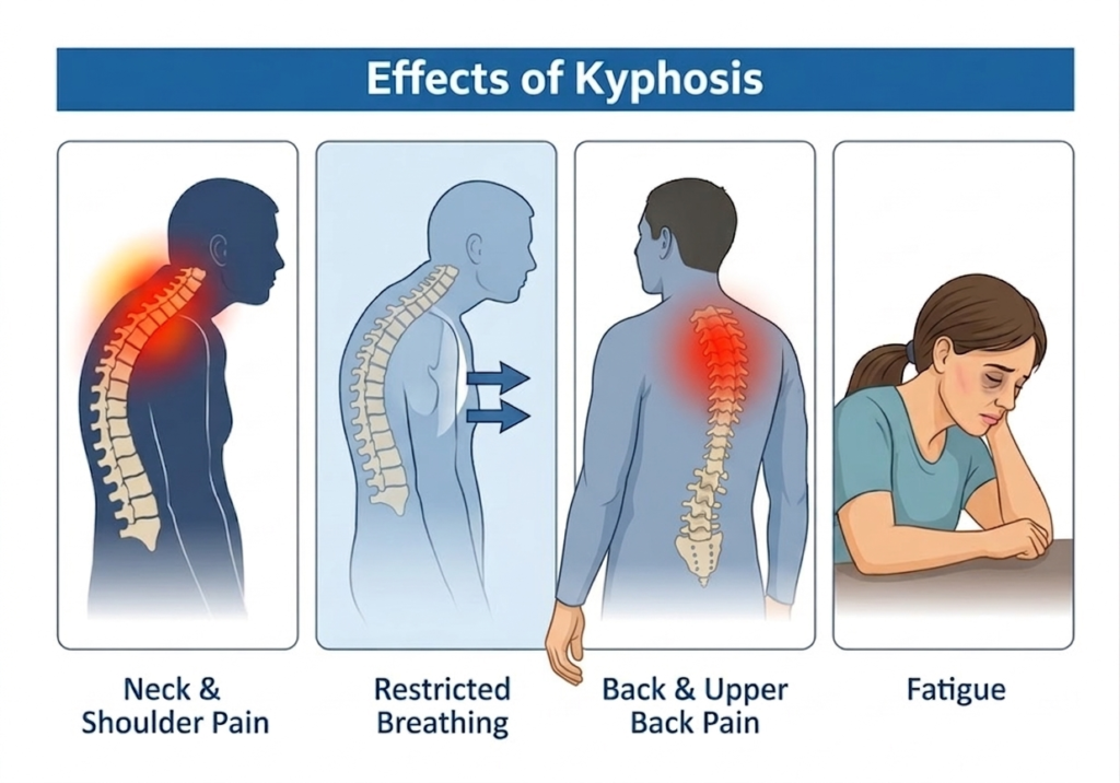 the effects of kyphosis